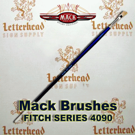 Fitch Angular lettering Brush Size 1/4" Series-4090