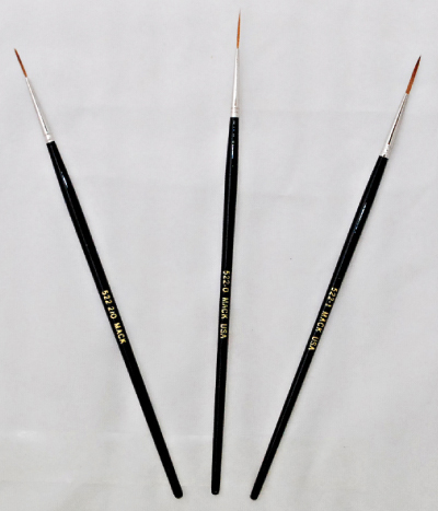 Series 522 Red Sable Mack Brushes