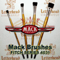 Fitch Brushes soft Sable hair series 4031