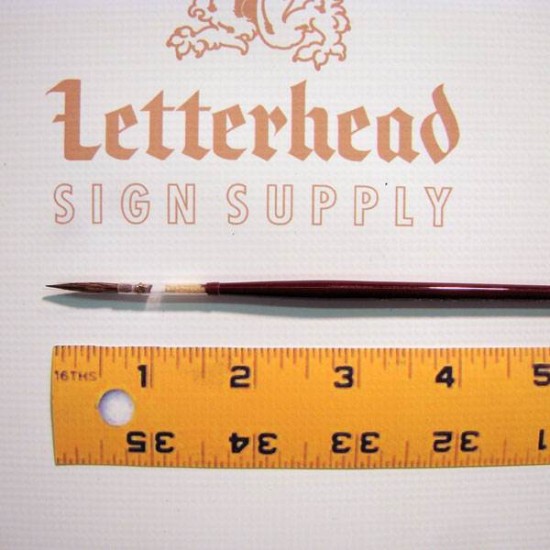 Lettering Quill Brown Squirrel Size 0 Series 179L