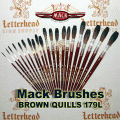 Quill Lettering Brushes Brown series 179L