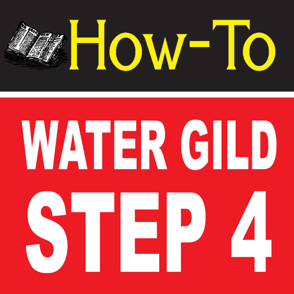 Water Gilding Step By Step Part 4