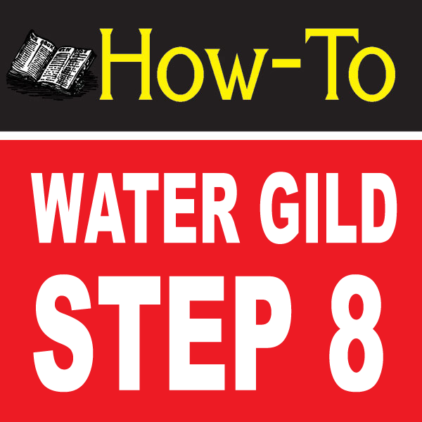 Water Gilding Step By Step Part 8