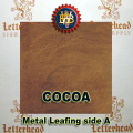 Cocoa Variegated Metal Leaf