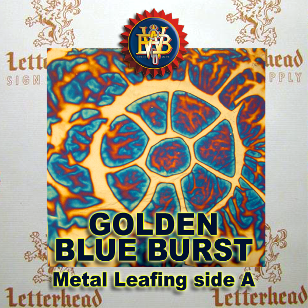 Blueburst Variegated Metal Leaf