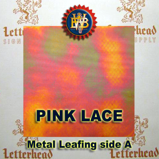 Variegated Metal Leaf-Pink Lace