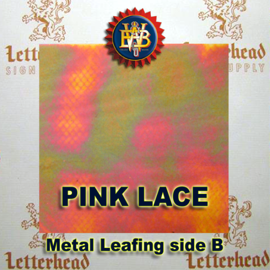 Variegated Metal Leaf-Pink Lace 20 Book Pack