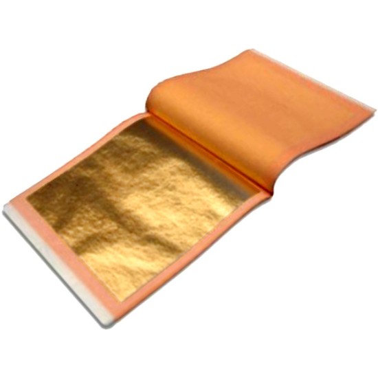 WB 23kt-Red Gold-Leaf Patent-Book
