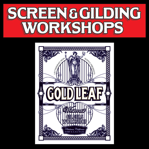 Silk Screening and Reverse Glass Gilding Workshop 4-Days
